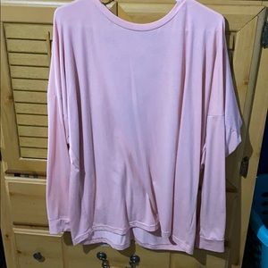 Long sleeve, cross cross open back